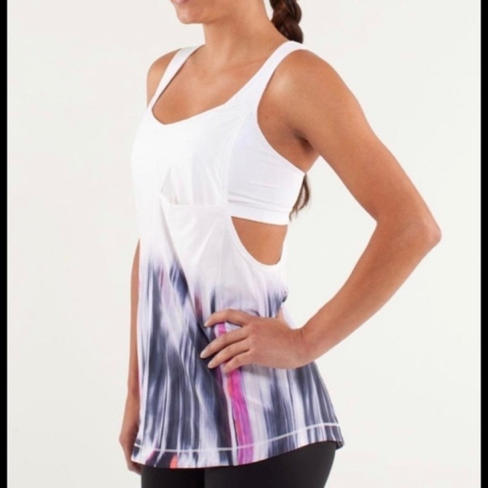 Lululemon Run for your money tank- Deep mirage indigo